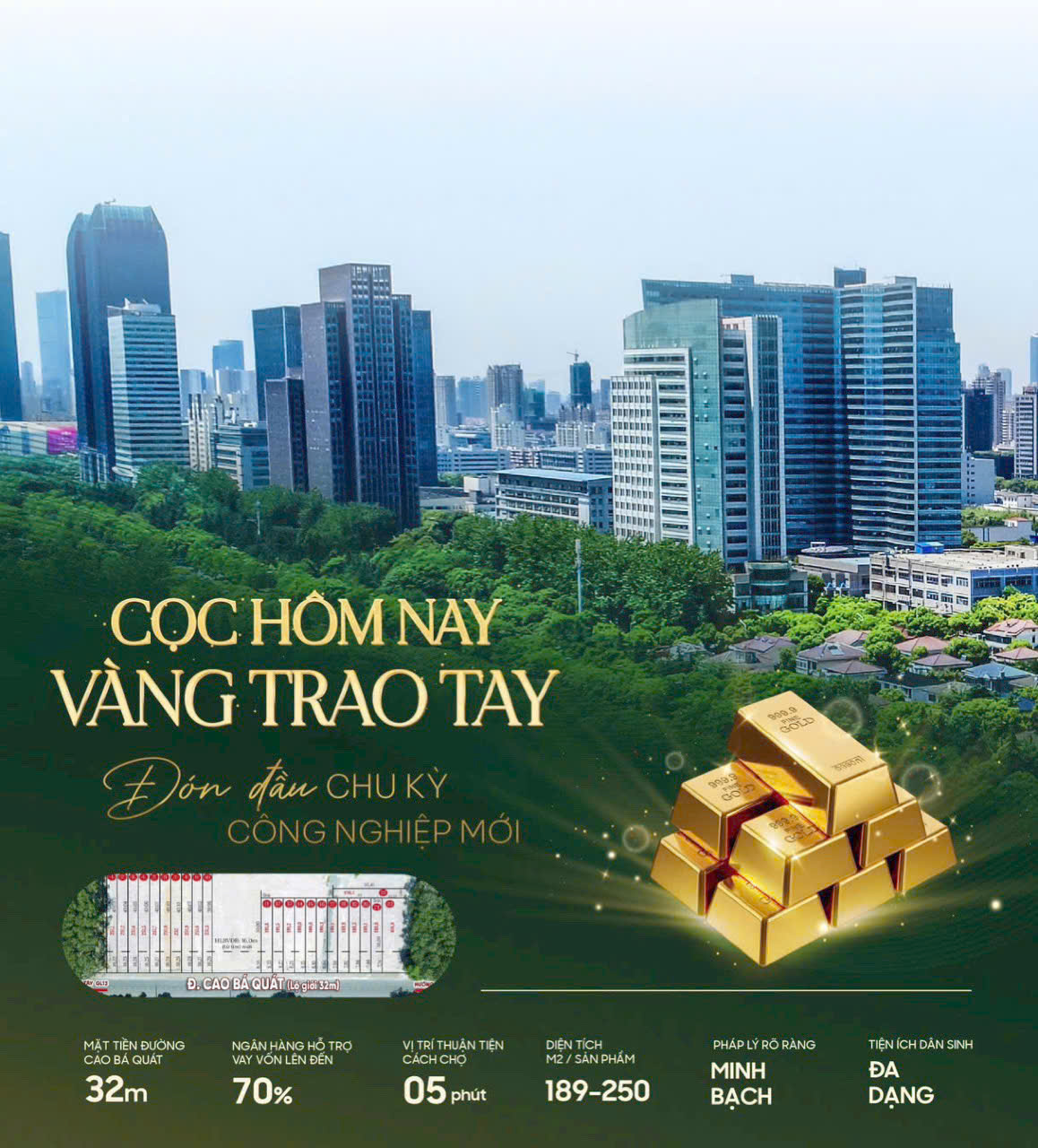Golden Avenue – Đại lộ vàng, phù hợp mặt tiền đường lớn